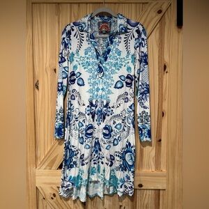 Johnny Was Farrow Polo Swing Dress Women’s Size Xs